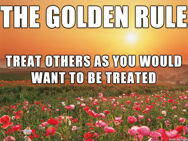 The golden rule of social media